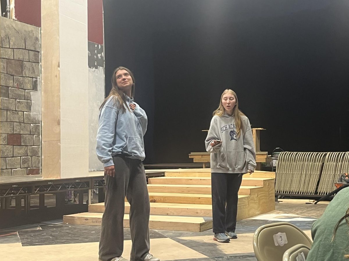 Players prepare Twelfth Night by William Shakespeare