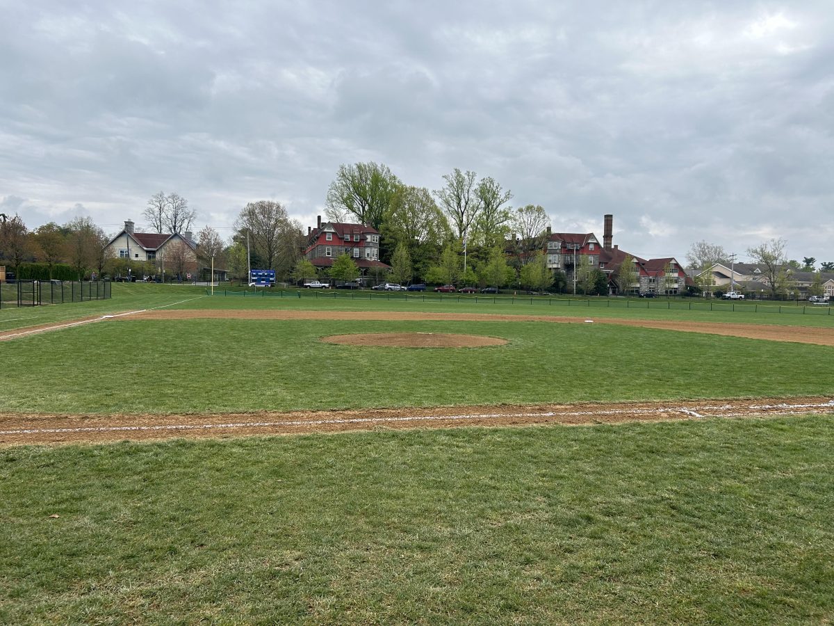 SCH baseball field on game day 