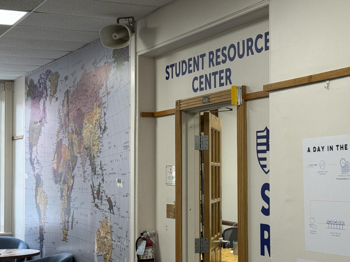 PA System outside the Student Resource Center 