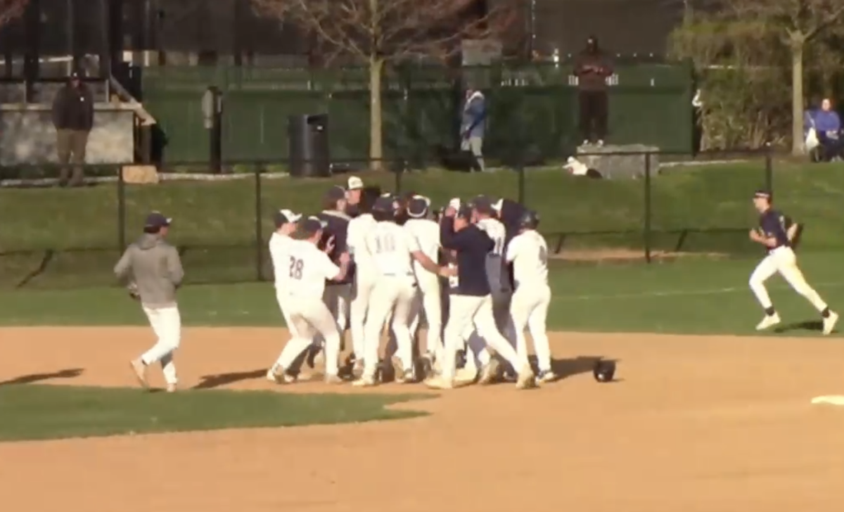 Devils Celebrate After Joey's Walkoff