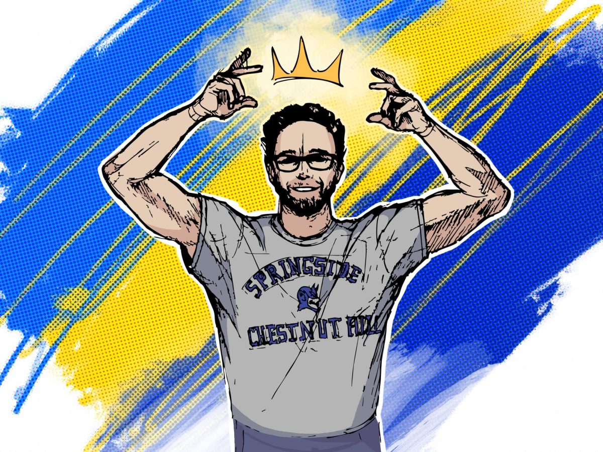 A drawing of the two-time league champion - Dr. Tarditi.