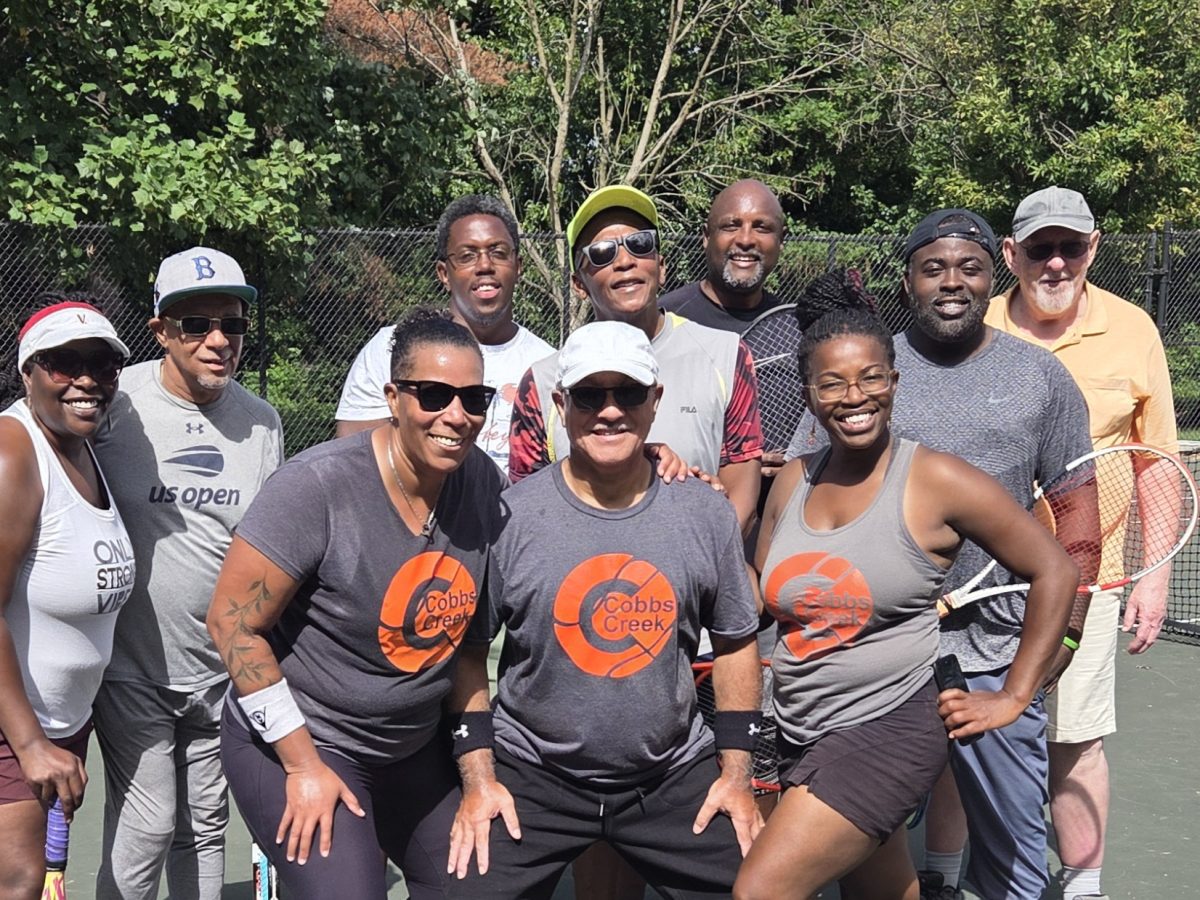 Ms. Norma with her Tennis Family | Courtesy of Norma Jean Wingate