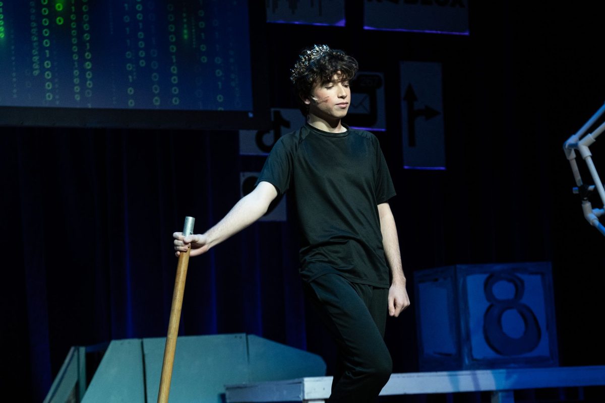 Image of Colin Salas '26 as the Mathemagician