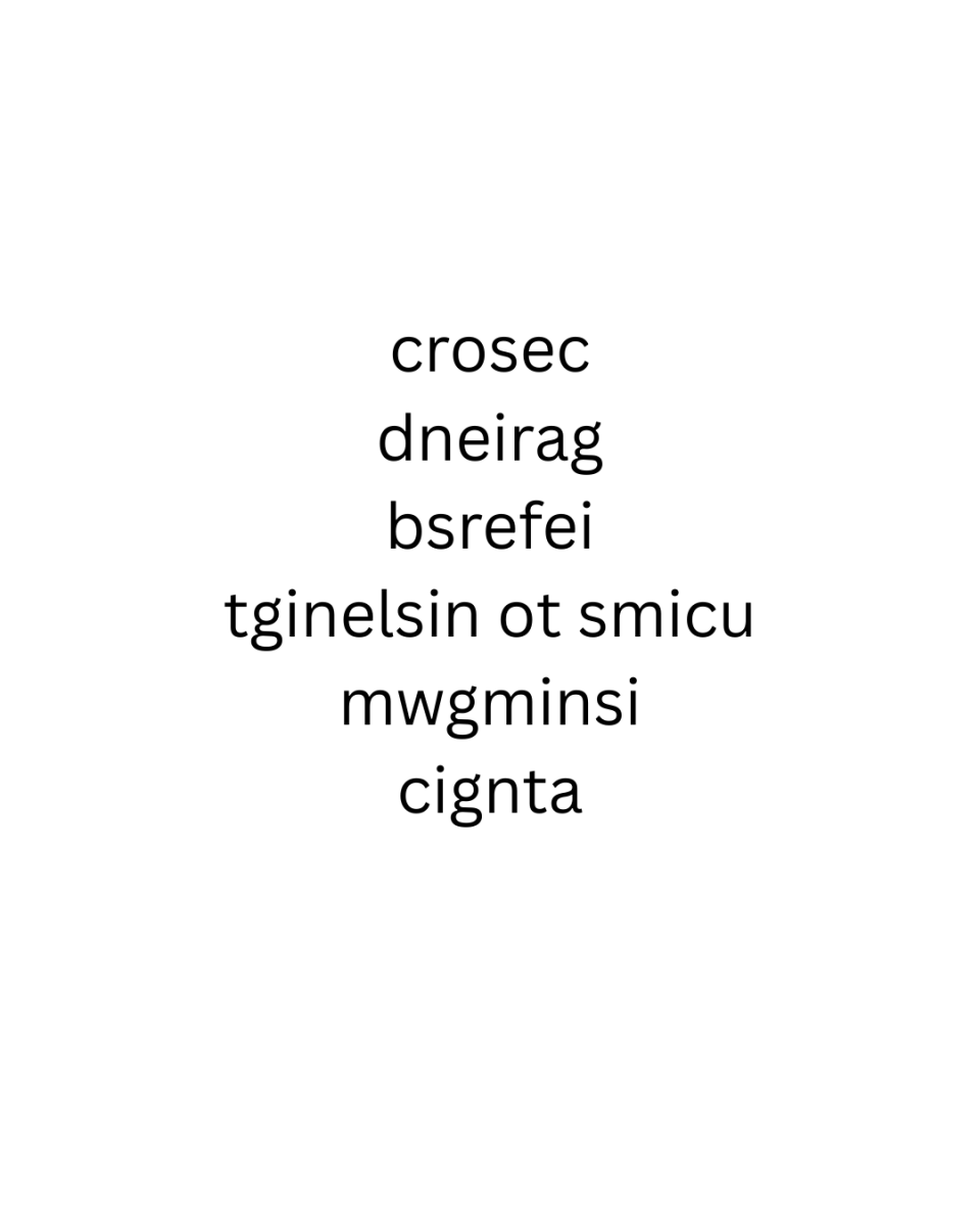 Hobbies Word Scramble